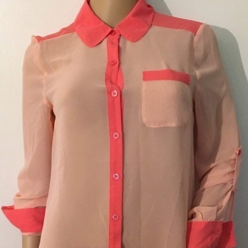 Maurice's Hi-low Pink Shirt Size XS